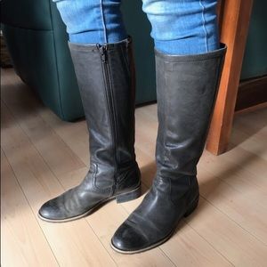 Coldwater Creek Leather Knee High Boots 8.5M
